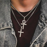 Hip Hop Cross Copper Inlaid 4mm Zircon Gold – Jewelry Gift Ideas — 6