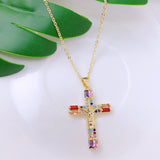 Jesus Cross Necklace Pendant INS Clavicle Chain – Jewelry Gift Ideas — 4