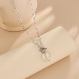 Necklace Female Niche Acrylic Sheet Love Peach – Jewelry Gift Ideas — 3