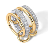 Fashion Creative Ring Stainless Steel Multi-layer – Stylish Gifts — 3