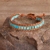 Women's Bracelet Turquoise Braided Wrap Bohemian – Jewelry Gift Ideas — 2