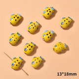Hand-painted Yellow Small Fish Shape Ceramic – Jewelry Gift Ideas — 7