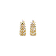 Simple Copper Inlaid Zircon Geometric Advanced Twin – Surprise Gifts — 7