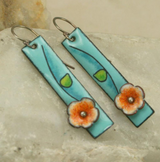 Retro Ethnic Square Dog Pattern Earrings – Dog Lover Gifts — 14