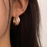 Retro Drip Glazed Round Simple Wild Earrings Women – Gifts for Her — 7