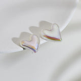 Baroque Irregular Heart Acrylic Earrings Dazzling – Jewelry Gift Ideas — 5