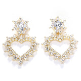 Heart Shape Ear Clip Women's High-grade Earless – Gifts for Her — 3