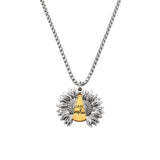 Creative Openable Sunflower Pendant Necklace – Jewelry Gift Ideas — 4