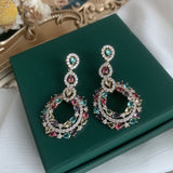 Women Slim Round Face Flower Earrings – Gifts for Her — 3