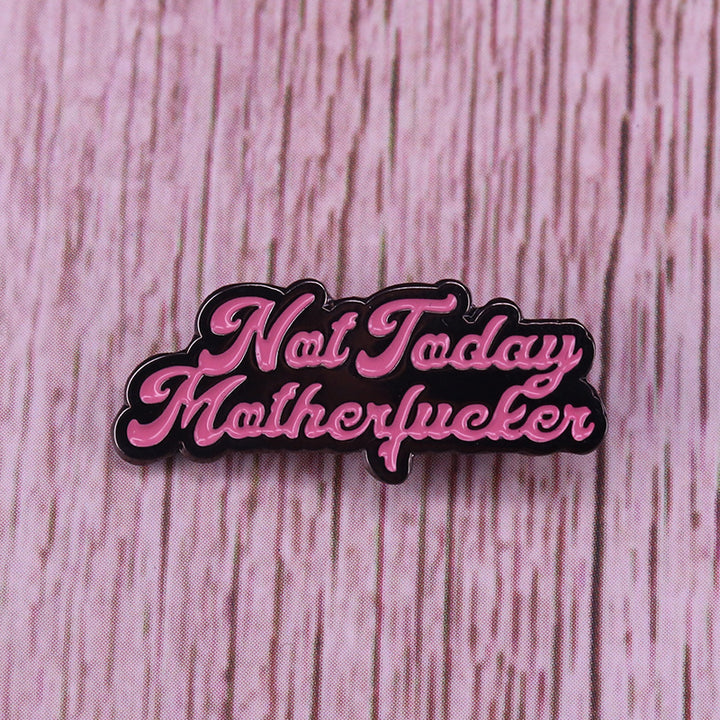 Women Fighting Solid Color Slogan Brooch – Jewelry Gift Ideas — 1