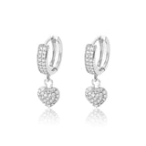 Diamond Heart Jewelry Women's Stud Earrings – Jewelry Gift Ideas — 7