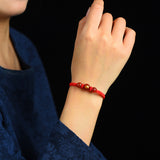 Zodiac Red Rope Bracelet Natural Red Agate – Jewelry Gift Ideas — 11