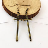 Fashion Owl Sword Ladies Vintage Sword Earrings – Stylish Gifts — 4