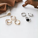 Korean Style Cool Fashion Design Geometric Open Ring – Stylish Gifts — 8