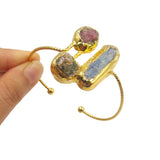 Classical Design Irregular Tourmaline Blue Stone – Jewelry Gift Ideas — 2