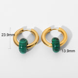 Turquoise Earrings Irregular Pearl Earrings Stone – Practical Gifts — 6
