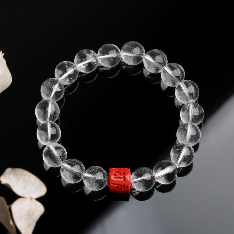 Natural White Crystal Bracelet Men's And Women's – Jewelry Gift Ideas — 1