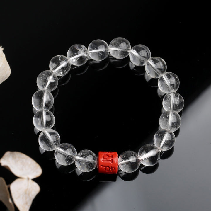 Natural White Crystal Bracelet Men's And Women's – Jewelry Gift Ideas — 1