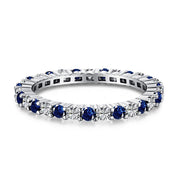 High Carbon Diamond Sapphire Green Ring – Small Gift Ideas — 19