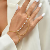 All-match Style Stitching Pearl Chain Link Bracelet – Stylish Gifts — 3