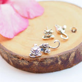 Kitten Interspersed Earrings Personality Hanging – Cat Lover Gifts — 4
