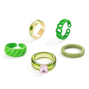 Fashion OL Pearl Ring Three Piece Set – Stylish Gifts — 8