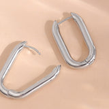 Simple Rectangular Copper-plated Gold Ear Clip – Useful Gifts — 5