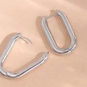 Simple Rectangular Copper-plated Gold Ear Clip – Useful Gifts — 5