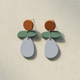 Ladies Fashion Clay Textured Acrylic Earrings – Stylish Gifts — 2