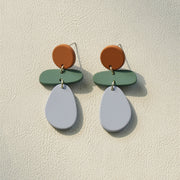 Ladies Fashion Clay Textured Acrylic Earrings – Stylish Gifts — 2