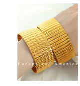 Stainless Steel Stretch Strap Retro Metal – Jewelry Gift Ideas — 5