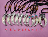 Wolf Tooth Pendant Bleached Necklace Ornament – Jewelry Gift Ideas — 5