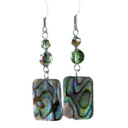 Vintage Beaded Shell Pendant Earrings – Jewelry Gift Ideas — 4