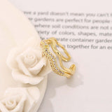 Double Layer Zircon Female Simple Ring Opening – Gifts for Her — 4