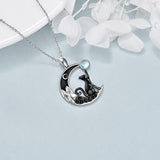 Creative Trendy Personalized Cute Black Cat Moon – Jewelry Gift Ideas — 5