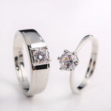 Diamond Ring Simulation Women's Ring Moissanite – Gifts for Couples — 8