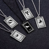 12 Zodiac Constellation Stainless Steel Pendant – Jewelry Gift Ideas — 1
