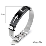 Men's Adjustable Bracelet 3D Cross Stainless – Jewelry Gift Ideas — 7