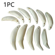 Wolf Tooth Pendant Bleached Necklace Ornament – Jewelry Gift Ideas — 8