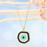 Fashion Devil's Eye Necklace Multi-layer Round – Jewelry Gift Ideas — 7