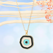 Fashion Devil's Eye Necklace Multi-layer Round – Jewelry Gift Ideas — 7