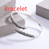 Love Couple Plain Silver Ring Angel Wings – Gifts for Couples — 14