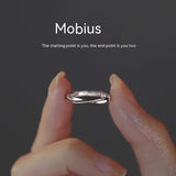 925 Sterling Silver Mobius Strip Simple Niche – Jewelry Gift Ideas — 8