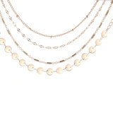 4-pack Set Bracelets Tube Chain Disc Lace – Jewelry Gift Ideas — 5