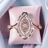 Japanese Sweet Cutout Lace Rhinestone-encrusted Ring – Useful Gifts — 2