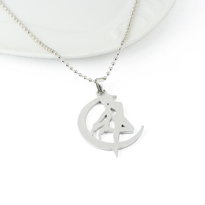Sailor Moon Necklace Moon Rabbit Anime Anime – Jewelry Gift Ideas — 1