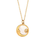Popular Versatile Shell Moon Necklace – Jewelry Gift Ideas — 5