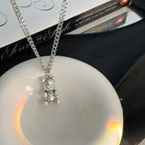 Fashion Cute Bear Pendant Sweater Neckchain – Jewelry Gift Ideas — 3