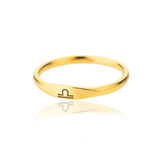 Stainless Steel Twelve Constellation Symbol Ring – Stylish Gifts — 16