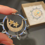 Temperament Earrings Full Of Diamonds, Zircon Stars – Small Gift Ideas — 4